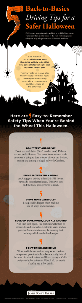 Safe Driving Tips on Halloween.