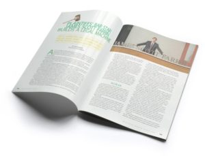 Business North Carolina magazine featuring James Scott Farrin