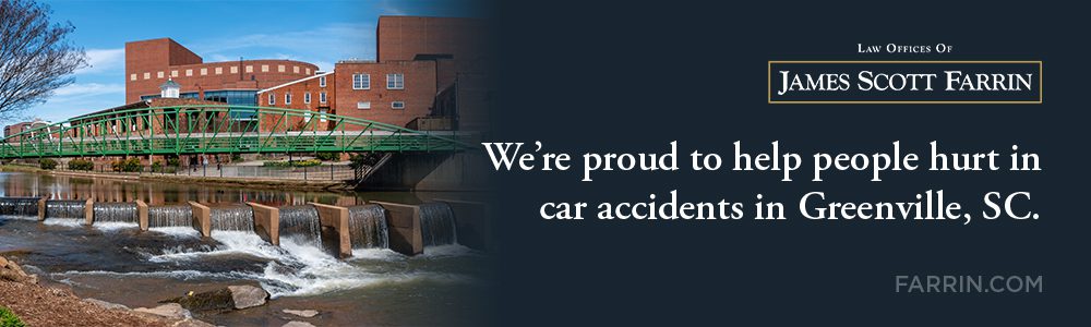 The Law Offices of James Scott Farrin are proud to help people in Greenville SC hurt in car accidents.