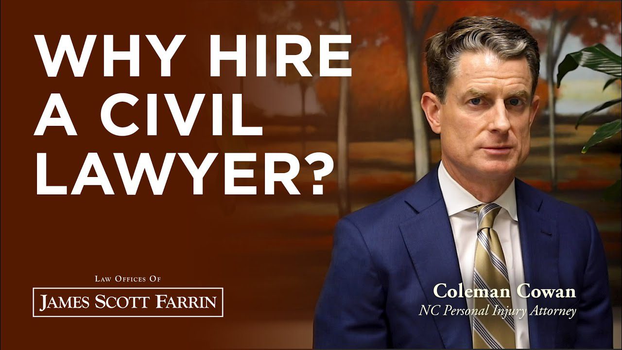 Why Hire a Civil Lawyer video with Coleman Cowan