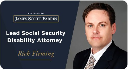 Rick Fleming is a Social Security Disability attorney at the Law Offices of James Scott Farrin