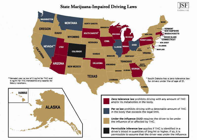 State Marijuana-Impaired Driving Laws
