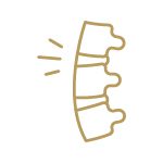 brain gold icon