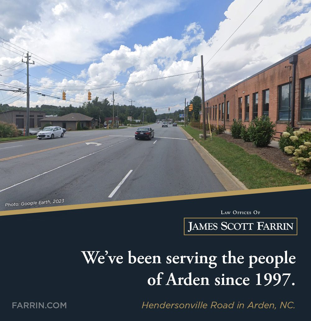 The Law Offices of James Scott Farrin have been serving the people of Arden NC since 1997.