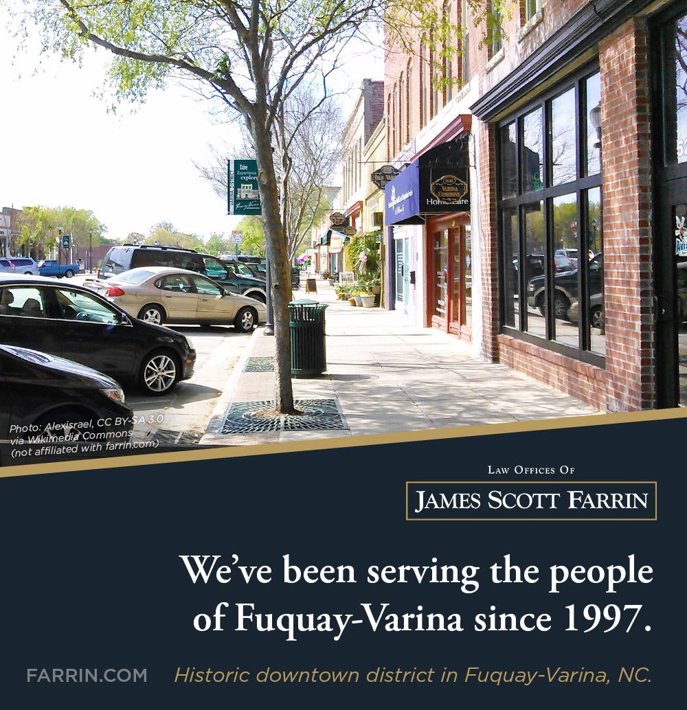 The Law Offices of James Scott Farrin have been serving the people of Fletcher, NC since 1997.
