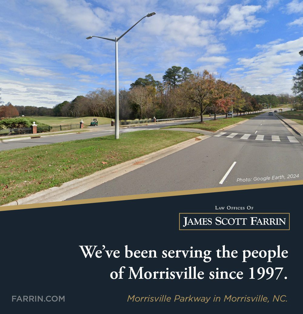 The Law Offices of James Scott Farrin have been serving the people of Morrisville, NC since 1997.