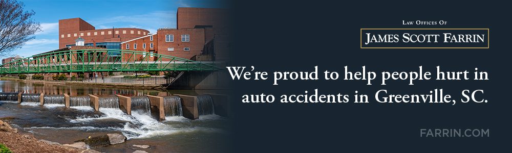 The Law Offices of James Scott Farrin are proud to help people in Greenville SC hurt in auto accidents.