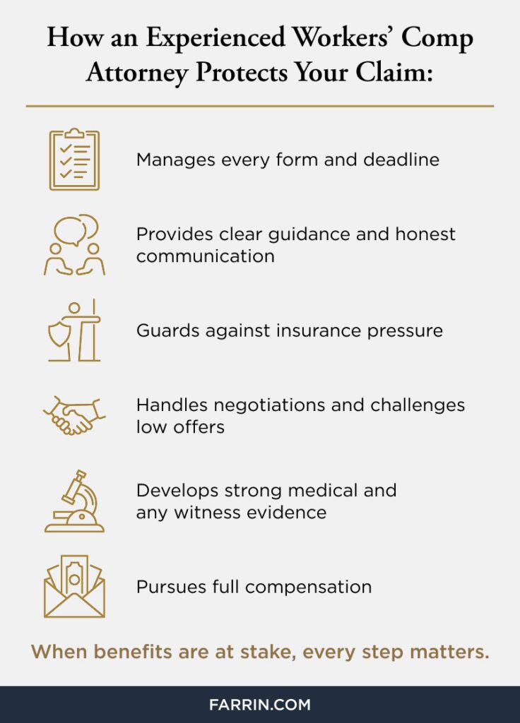 Law Offices of James Scott Farrin North Carolina workers’ compensation firm details how attorneys manage claims, handle insurers & pursue benefits.